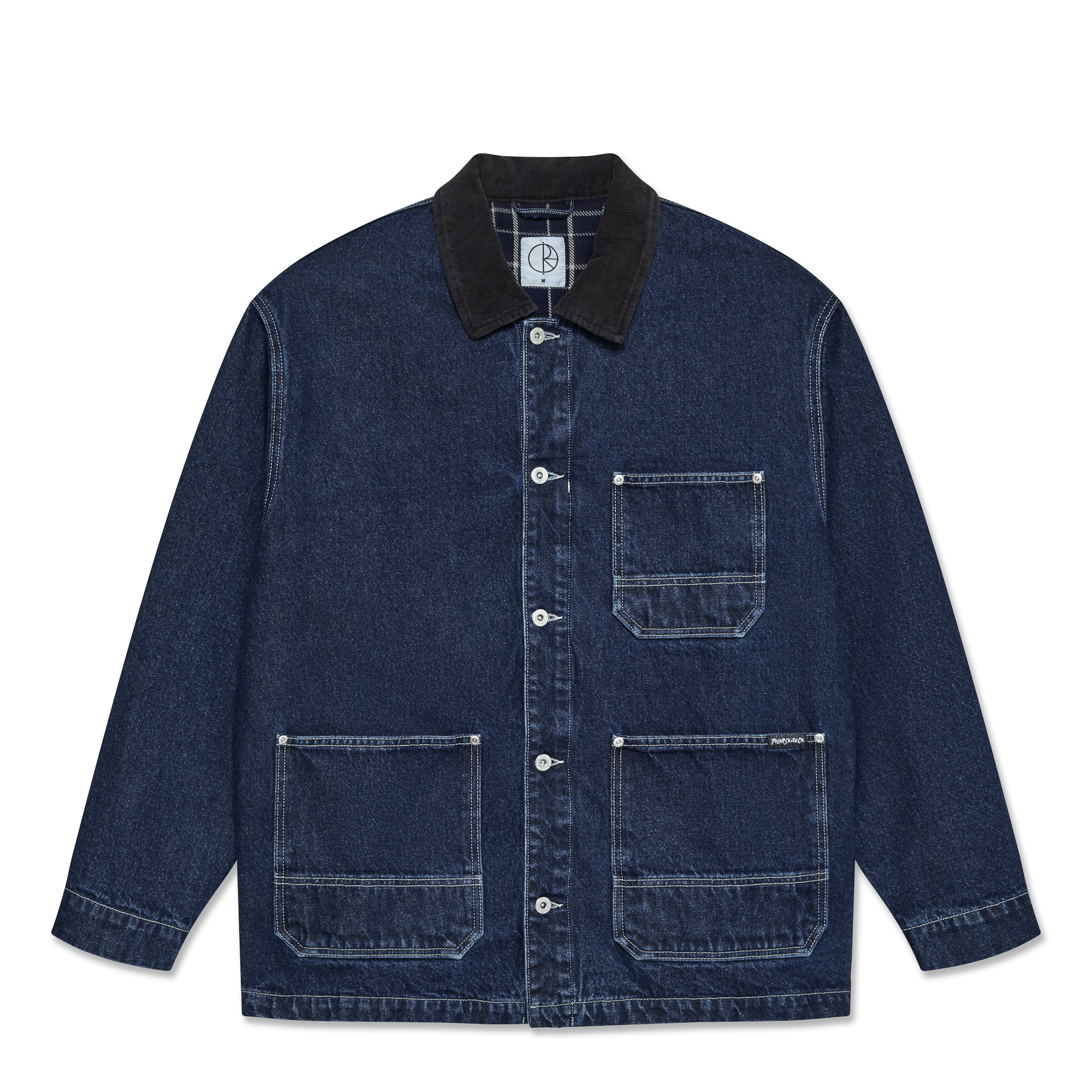 Ezra Jacket With Flannel Lining - Indigo – Polar Skate Co.