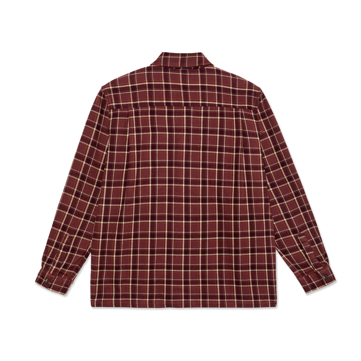 Mike LS Shirt | Flannel - Oxblood Check