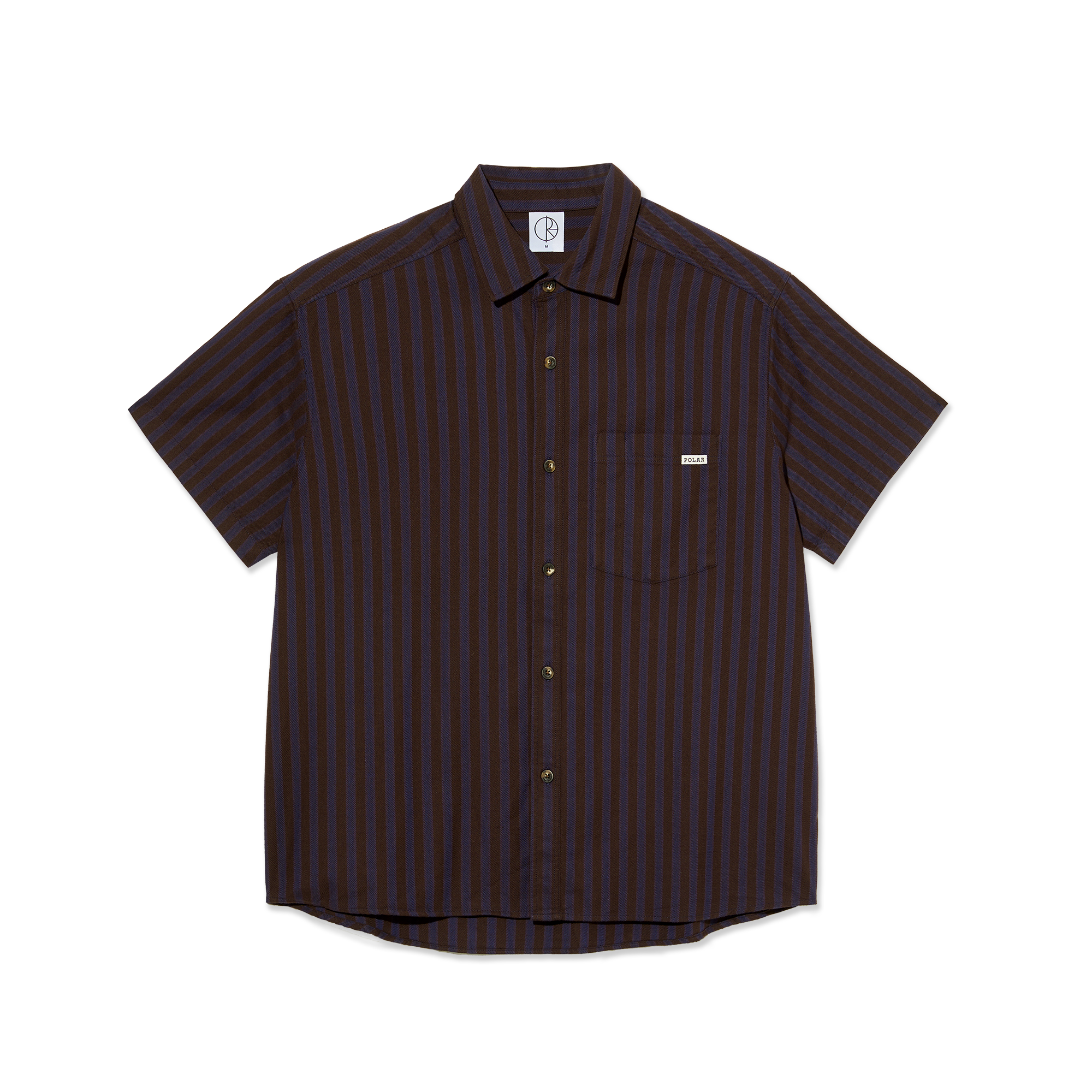 polar skateシャツ Mitchell Shirt - Purple/Chocolate – Polar Skate Co.