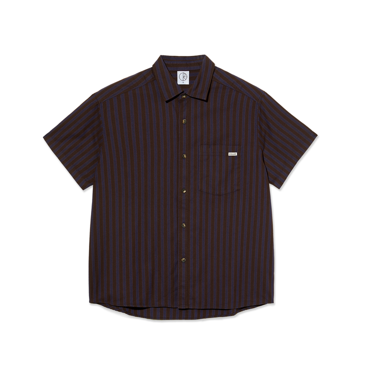 Mitchell Shirt - Purple/Chocolate