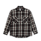 Big Boy Overshirt Flannel - Black / Cloud White / Red
