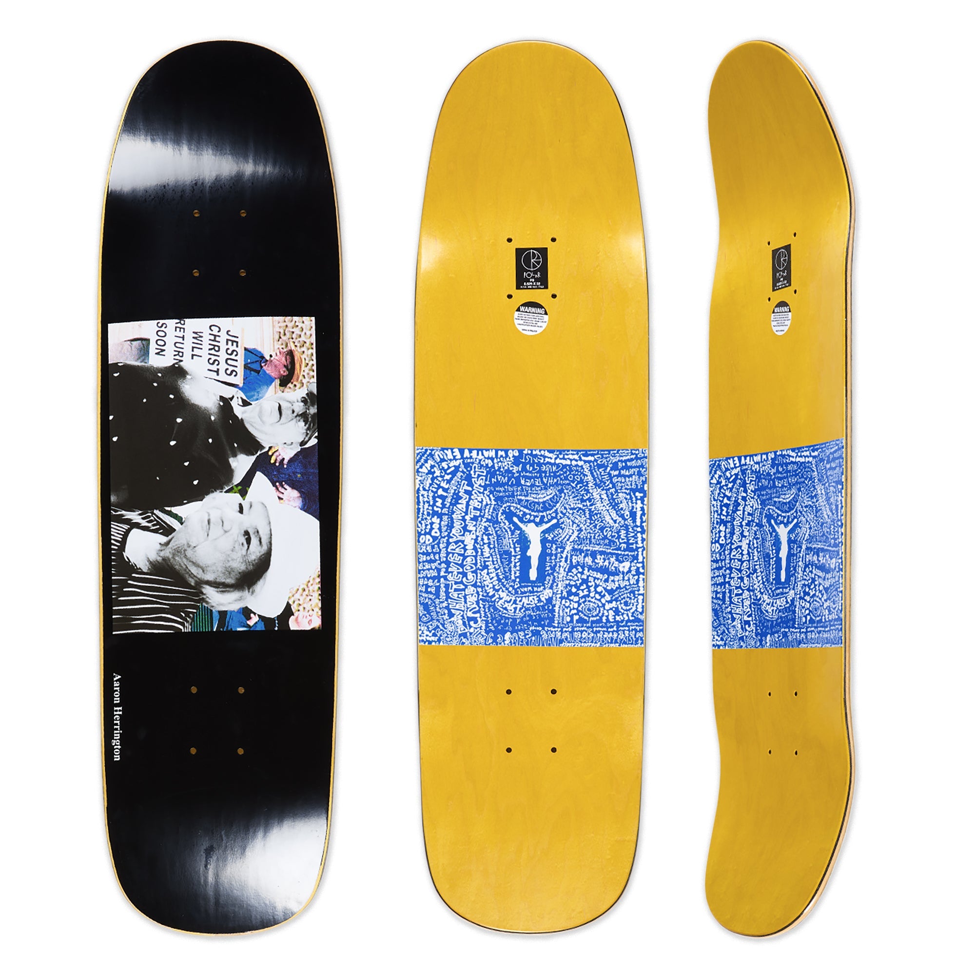Deck | Aaron Herrington - Return Soon - Black – Polar Skate Co.