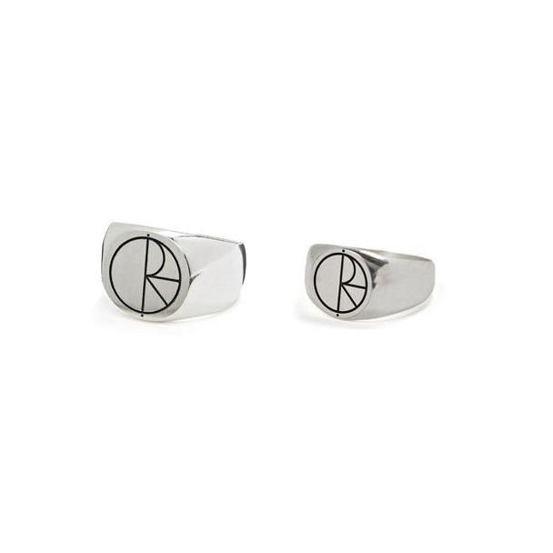 Slim Stroke Logo Ring - Sterling Silver