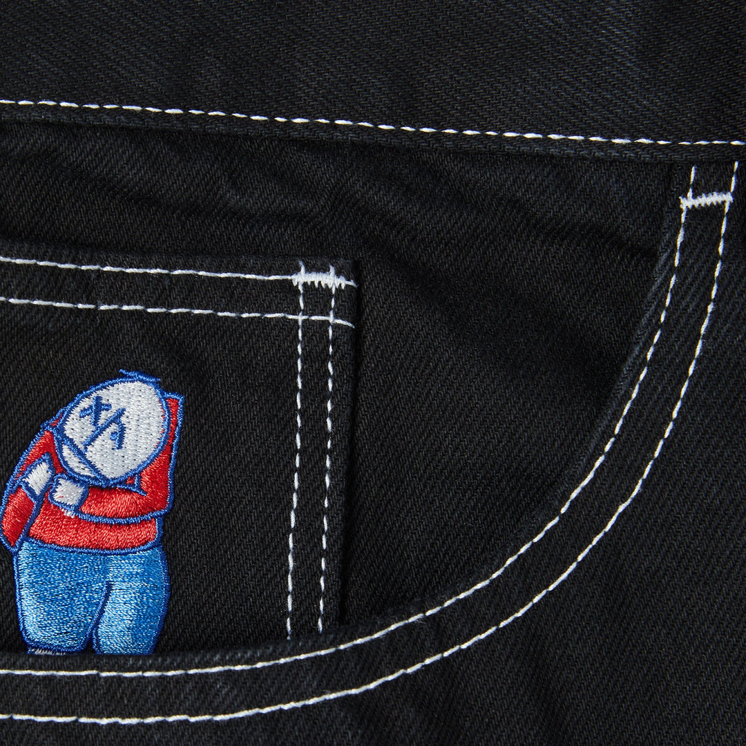 Big Boy Pants OG Logo (Black/ White Stitching)