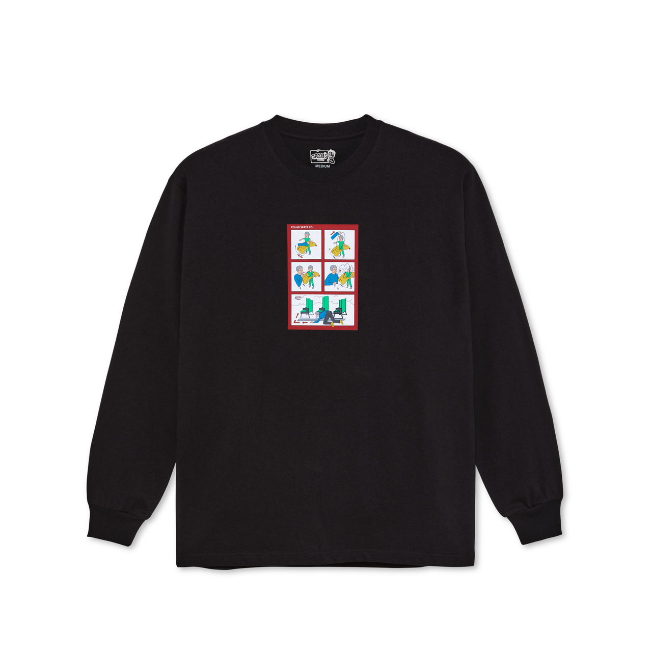 LS Tee | Safety on Board  - Black