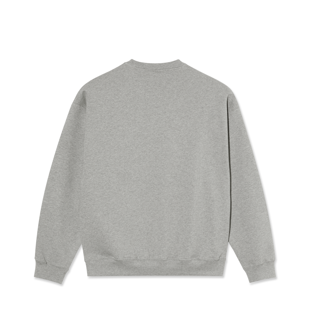 Dave Crewneck | Surf Logo - Heather Grey – Polar Skate Co. Dave Crewneck | Surf Logo - Heather Grey – Polar Skate Co.