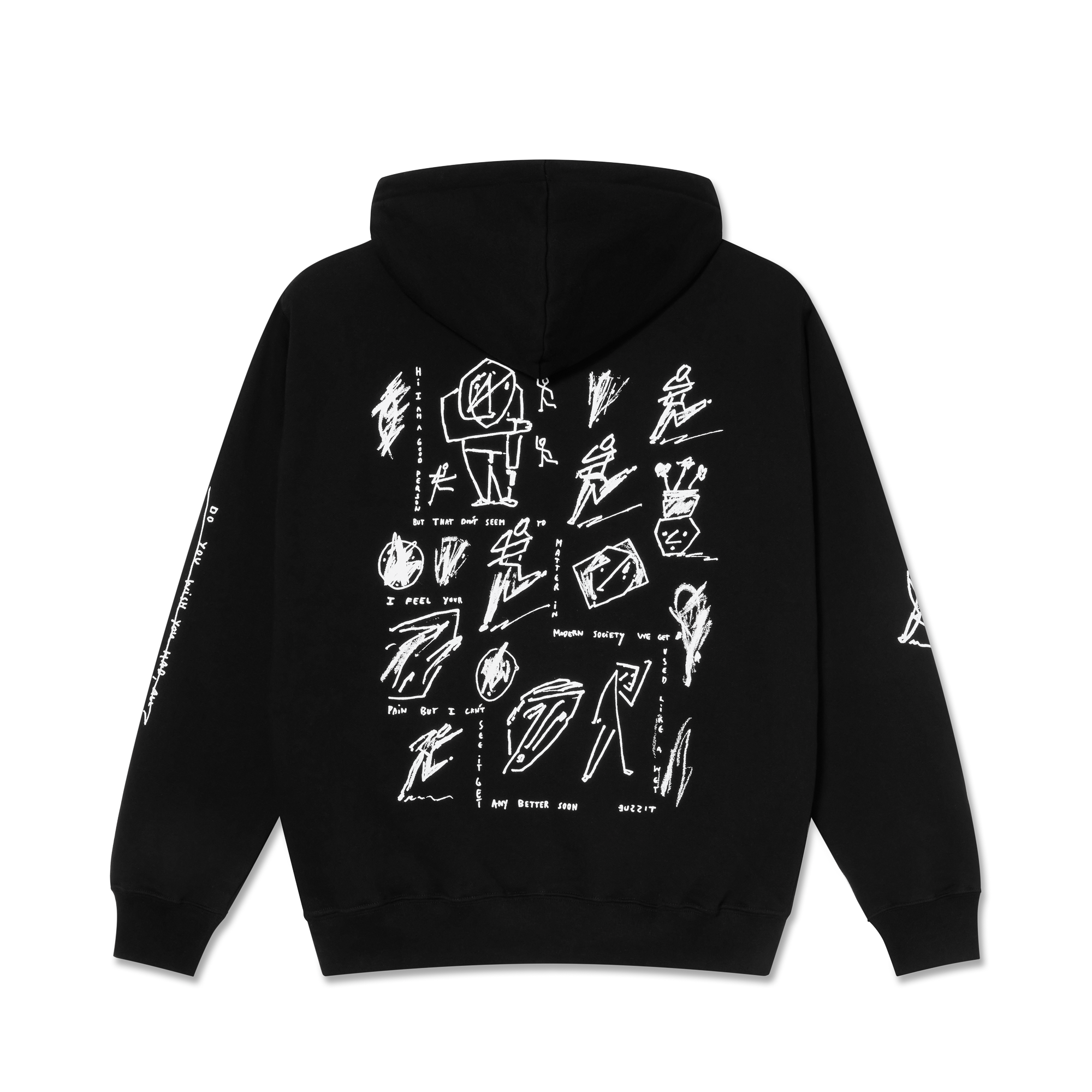 【POLAR SKATE CO】 HIJACK DAVE HOODIE [BLACK] Polar Skate Co. - HIJACK DAVE HOODIE BLACK – LE LABO STORE