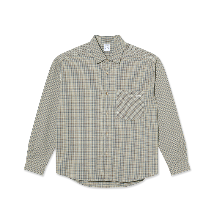 Mitchell LS Shirt - Creme Check