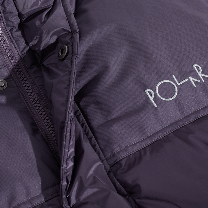 Basic Puffer Vest - Dark Violet