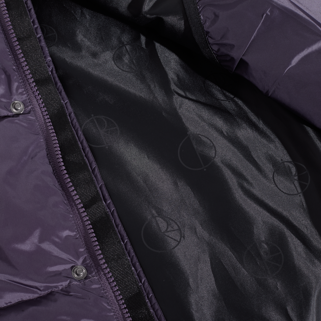 Basic Puffer Vest - Dark Violet