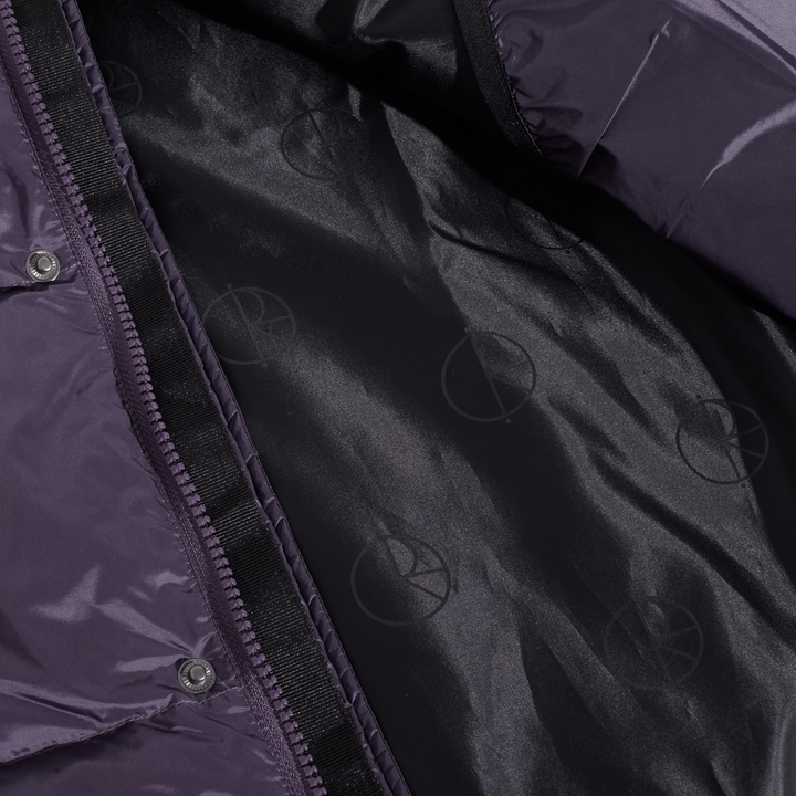 Basic Puffer Vest - Dark Violet