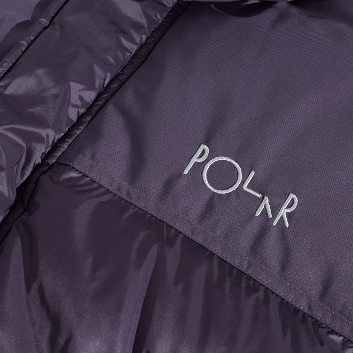 Basic Puffer Vest - Dark Violet