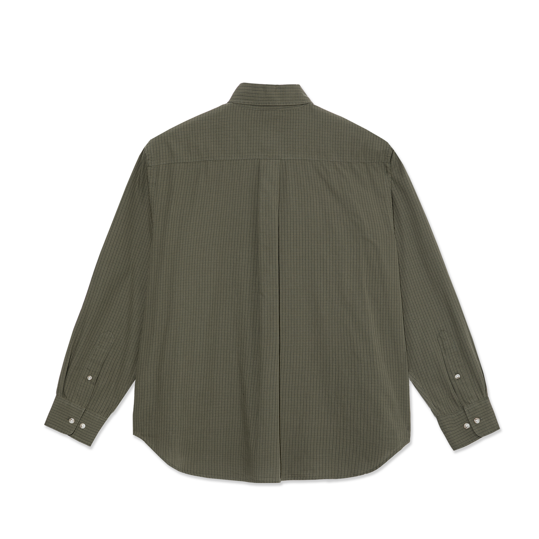 Ben LS Shirt - Army Green Check