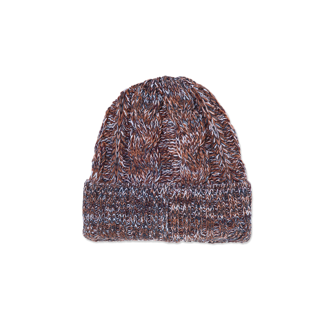 Braid Beanie - Rust