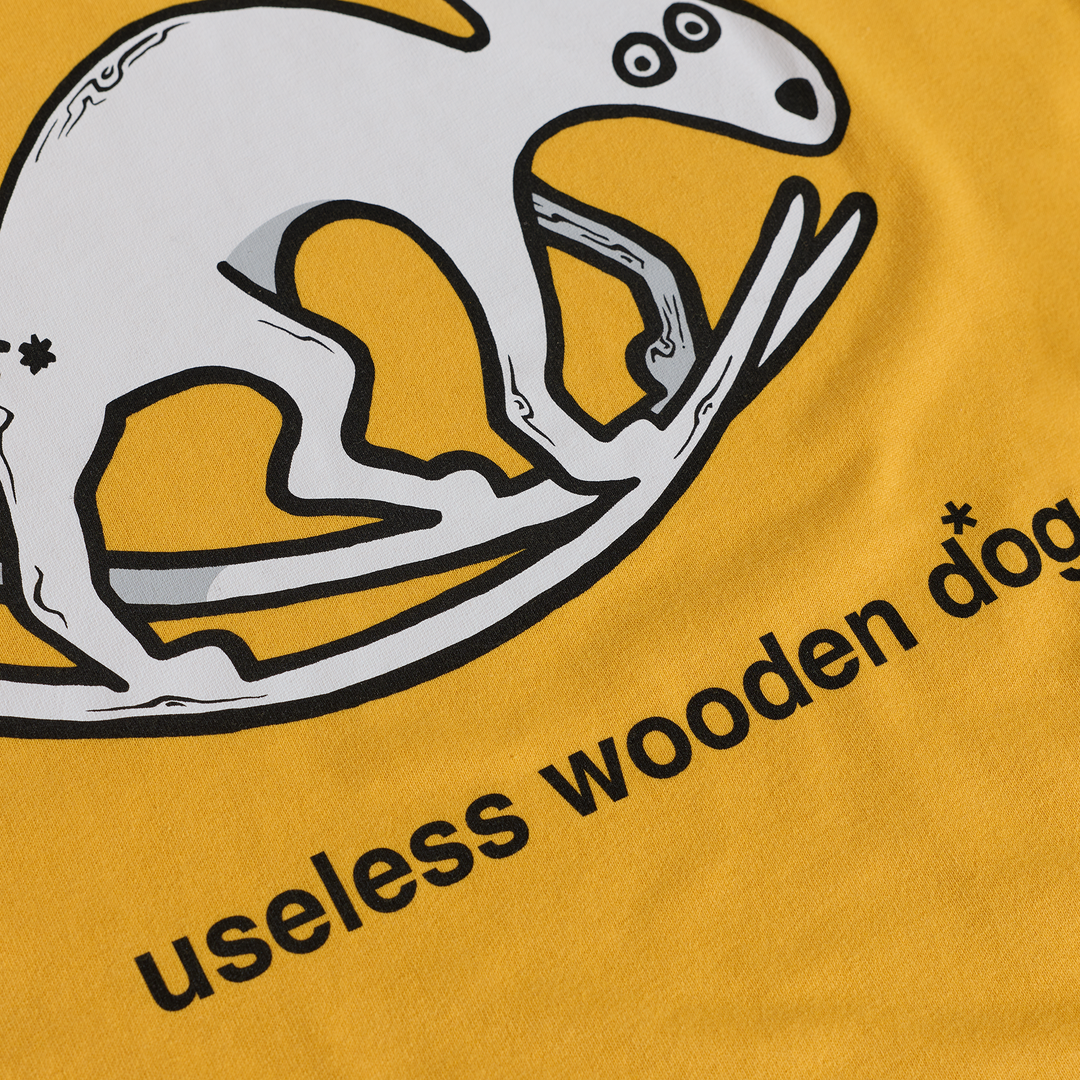 Tee | Useless Wooden Dog (Yellow)