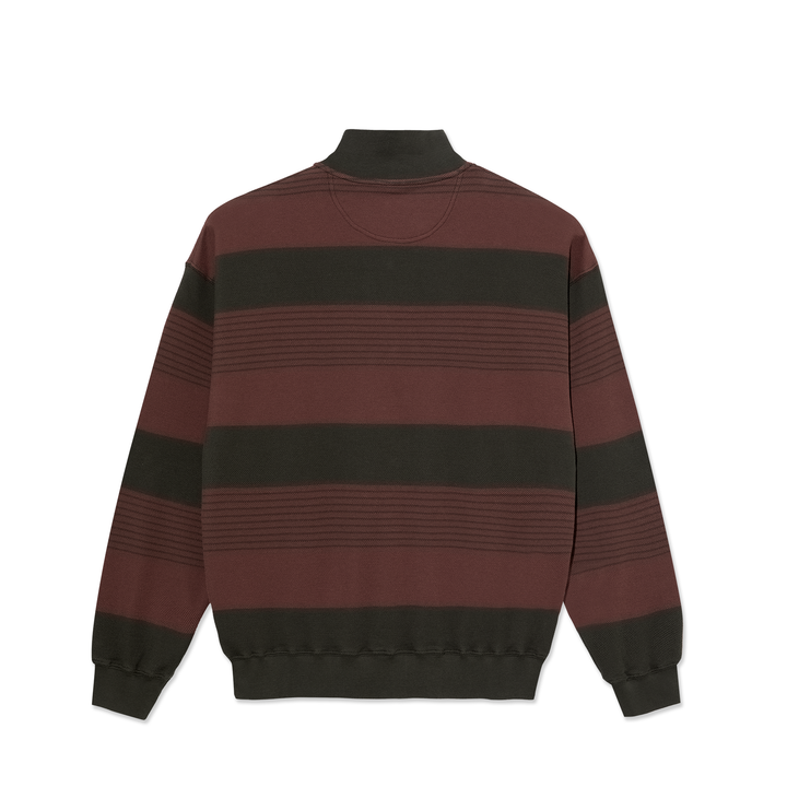 Surf Half Zip LS Shirt - Dirty Black/Brownstone