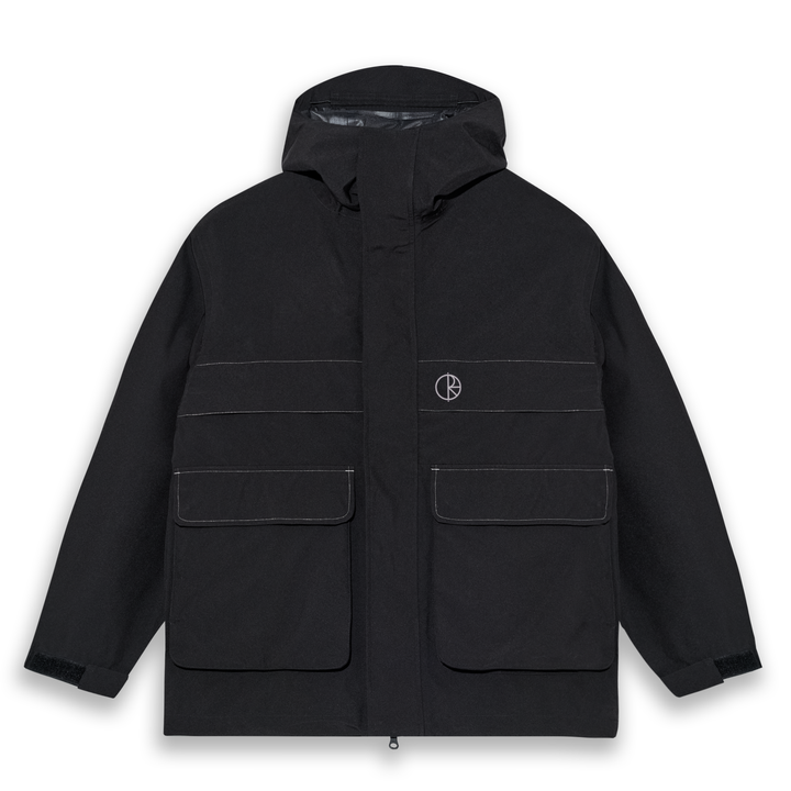 Cargo Shell Jacket - Black/Silver