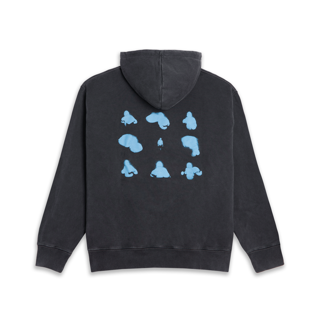 Dave Hoodie | Fighting Myself - Silver Black