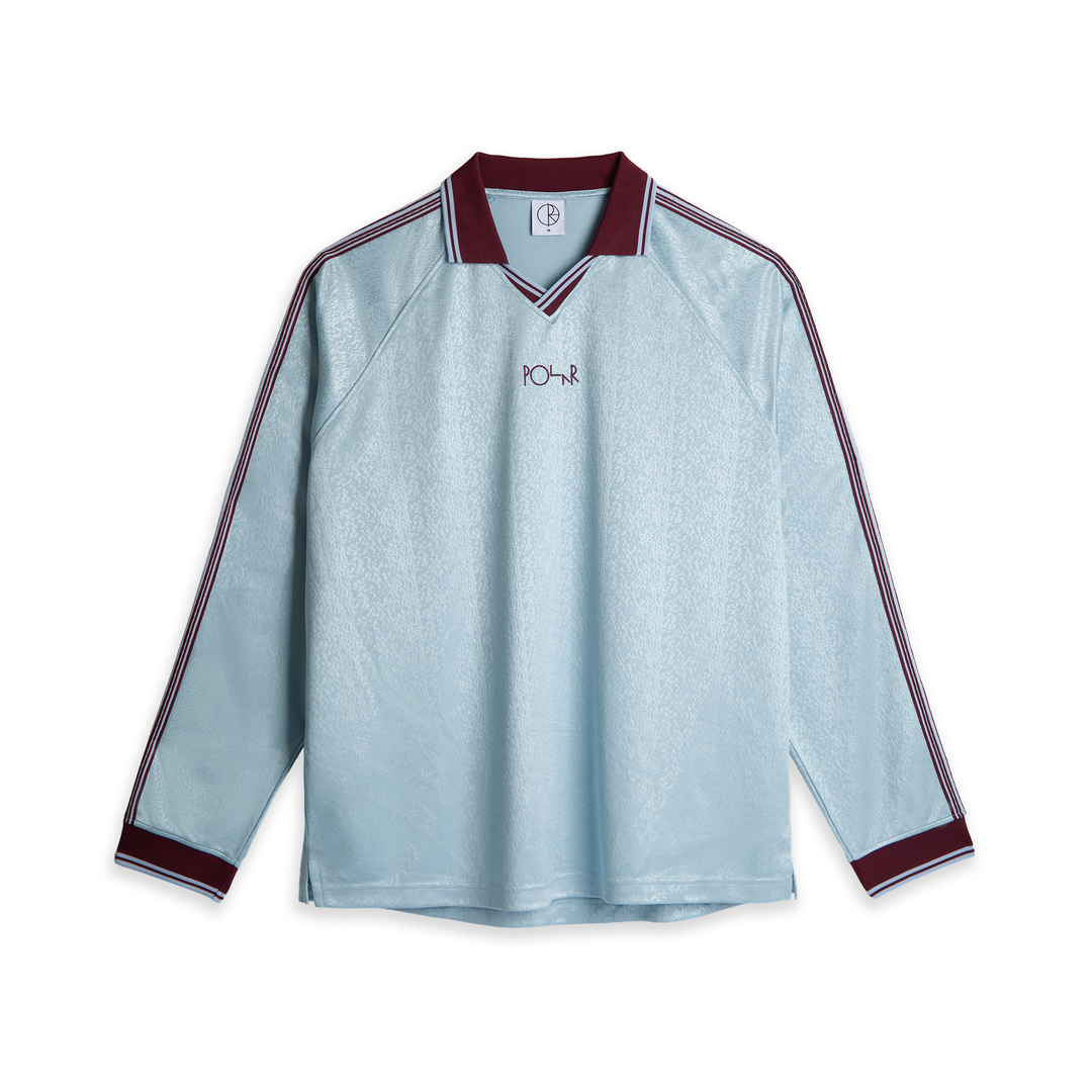Davie LS Shirt - Sky Blue/Wine