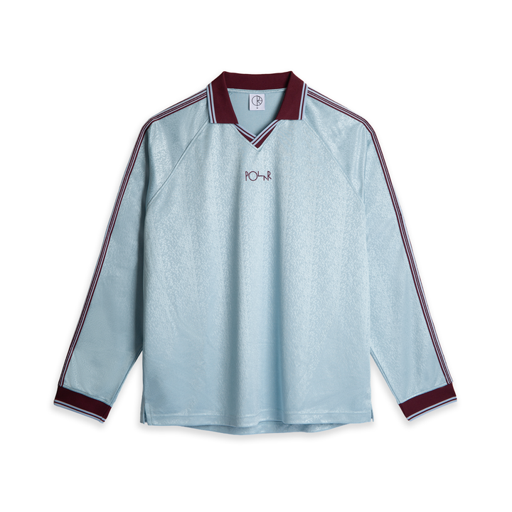 Davie LS Shirt - Sky Blue/Wine