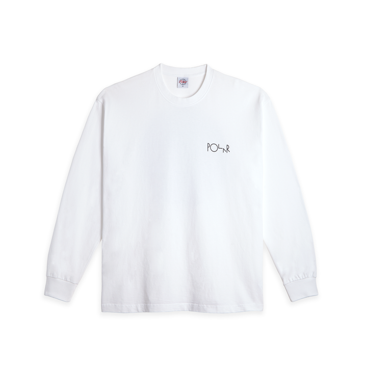 Fill Logo LS Tee | Klez Crossing - White