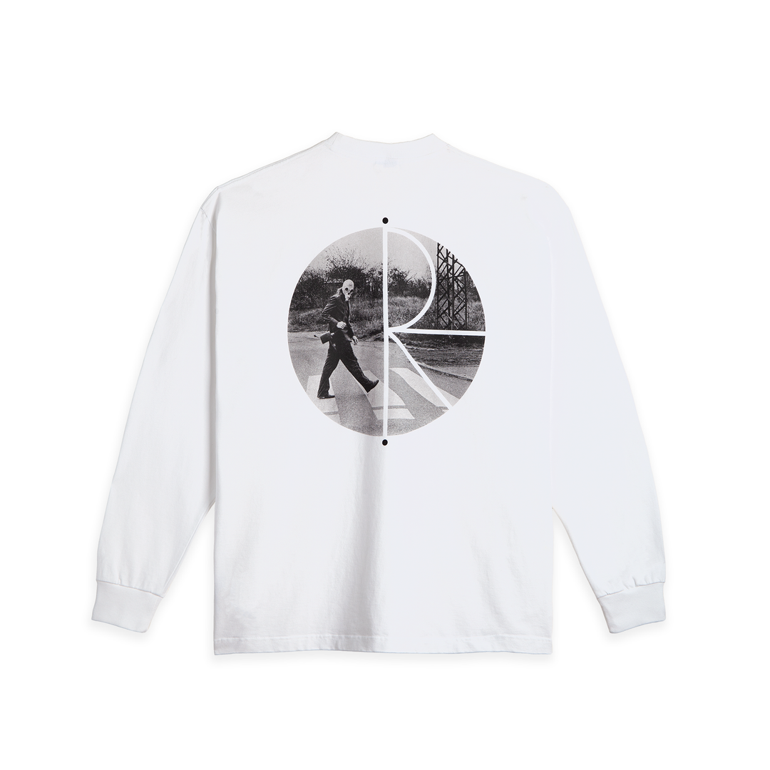 Fill Logo LS Tee | Klez Crossing - White