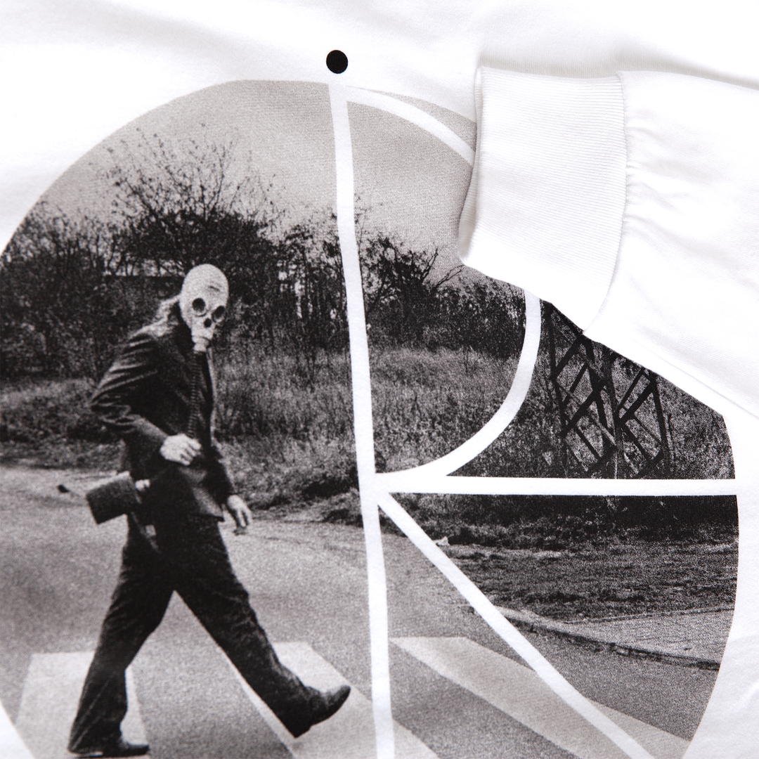 Fill Logo LS Tee | Klez Crossing - White