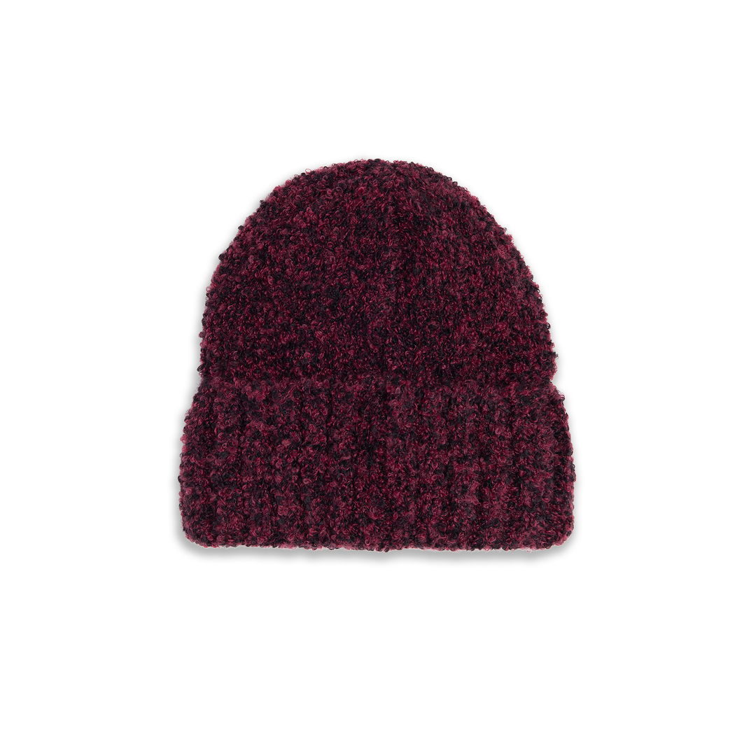 Fluff Beanie - Wine/Red
