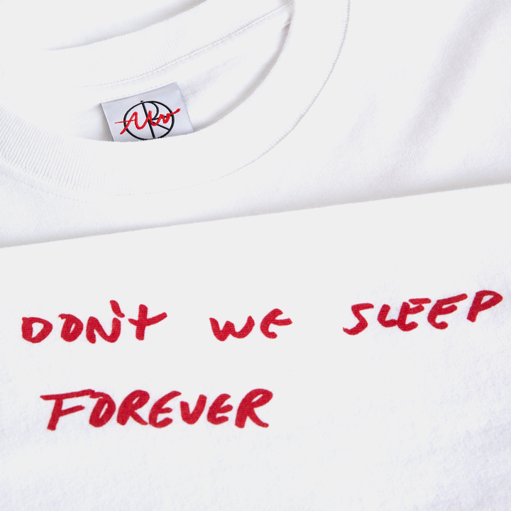 LS Tee | On Repeat - White