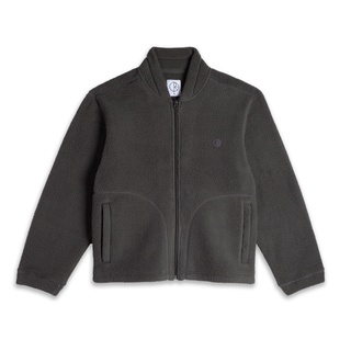 Roman Fleece Jacket - Dirty black