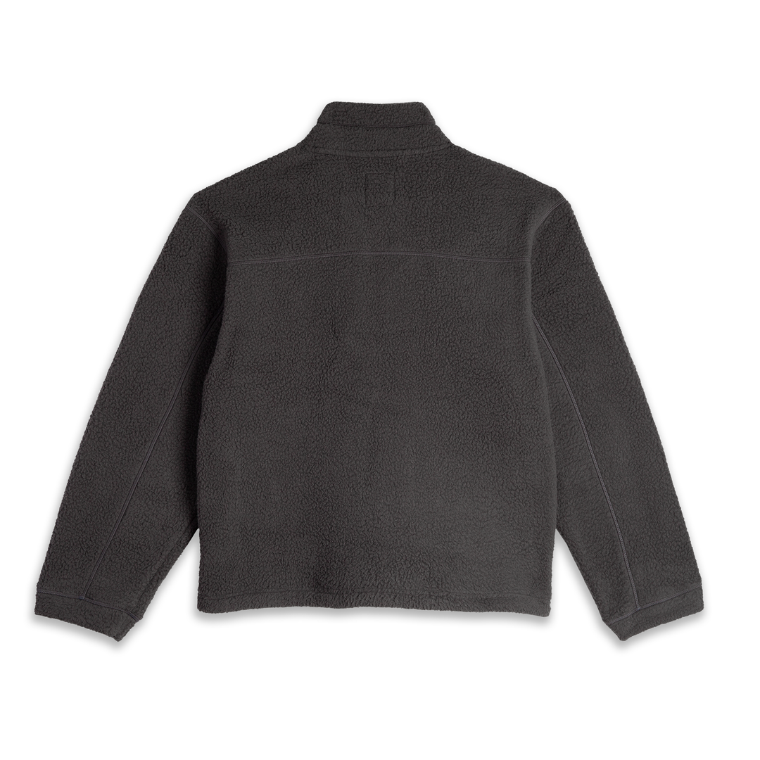 Roman Fleece Jacket - Dirty black