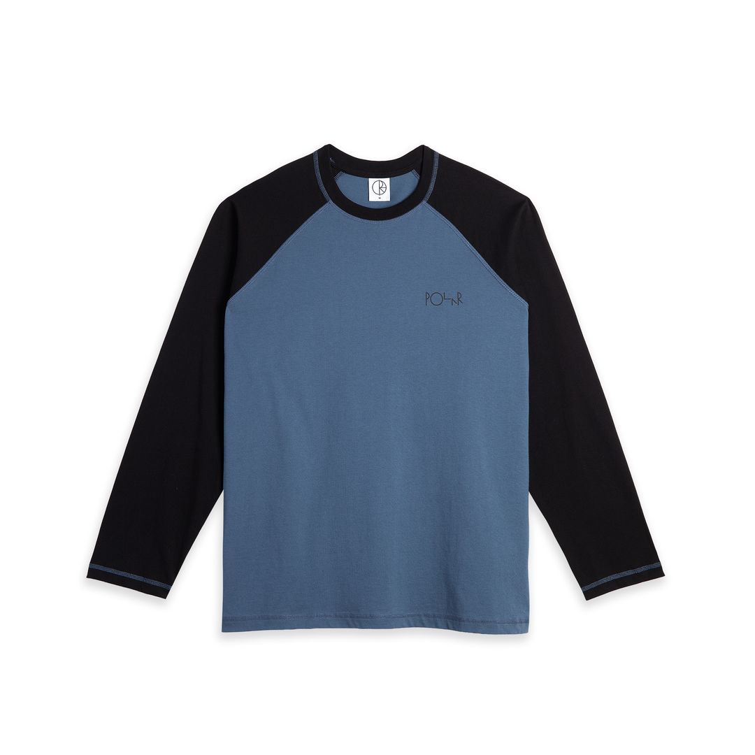 Stevie LS Tee - Grey Blue/Black