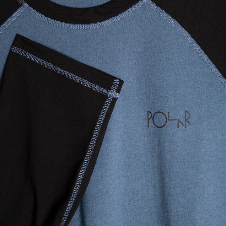 Stevie LS Tee - Grey Blue/Black