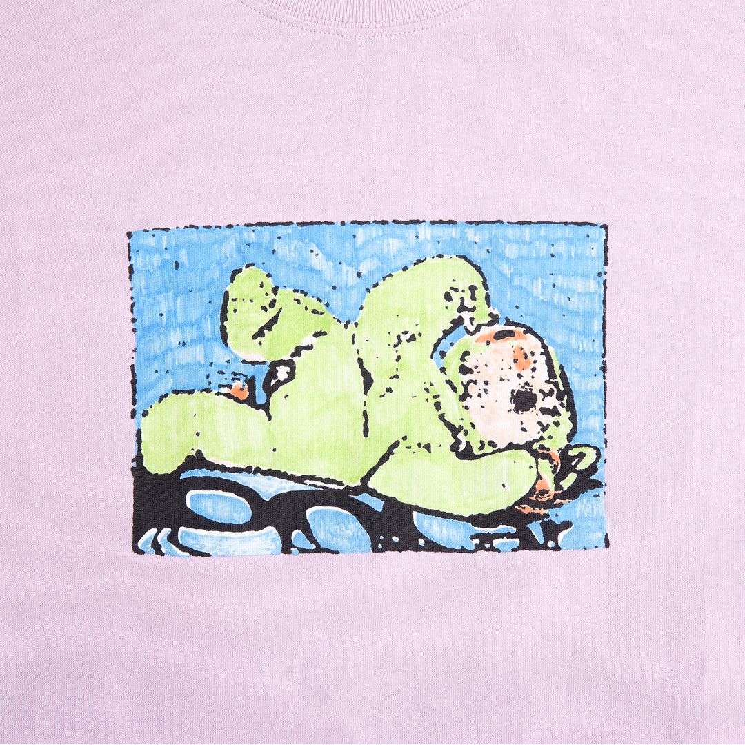 Tee | Lazy Bunny - Orchid