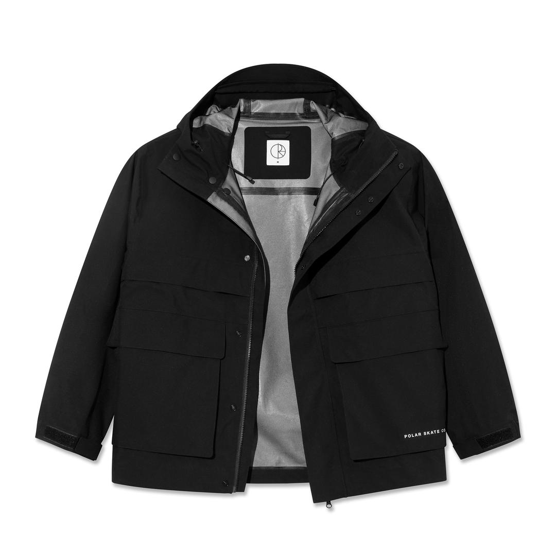Cargo Shell Jacket - Black – Polar Skate Co. Cargo Shell Jacket - Black – Polar Skate Co.