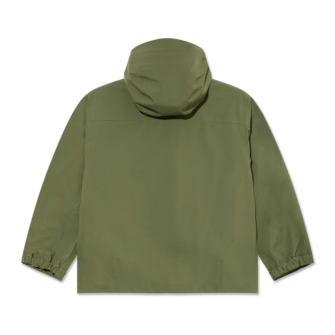 Cargo Shell Jacket - Moss Green