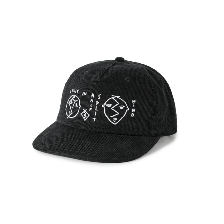 James Cap | Split in Half - Black