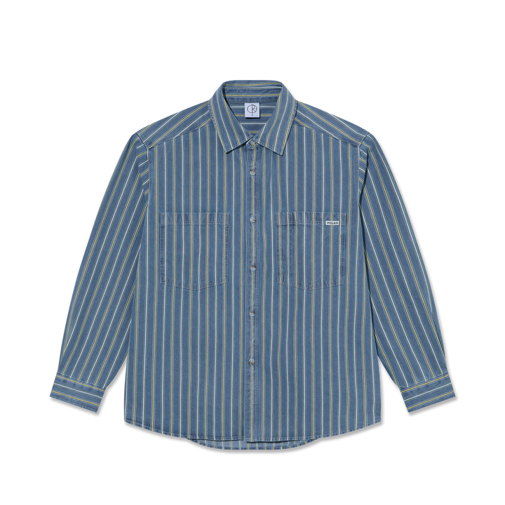 Mike Shirt | Denim - Blue / Yellow