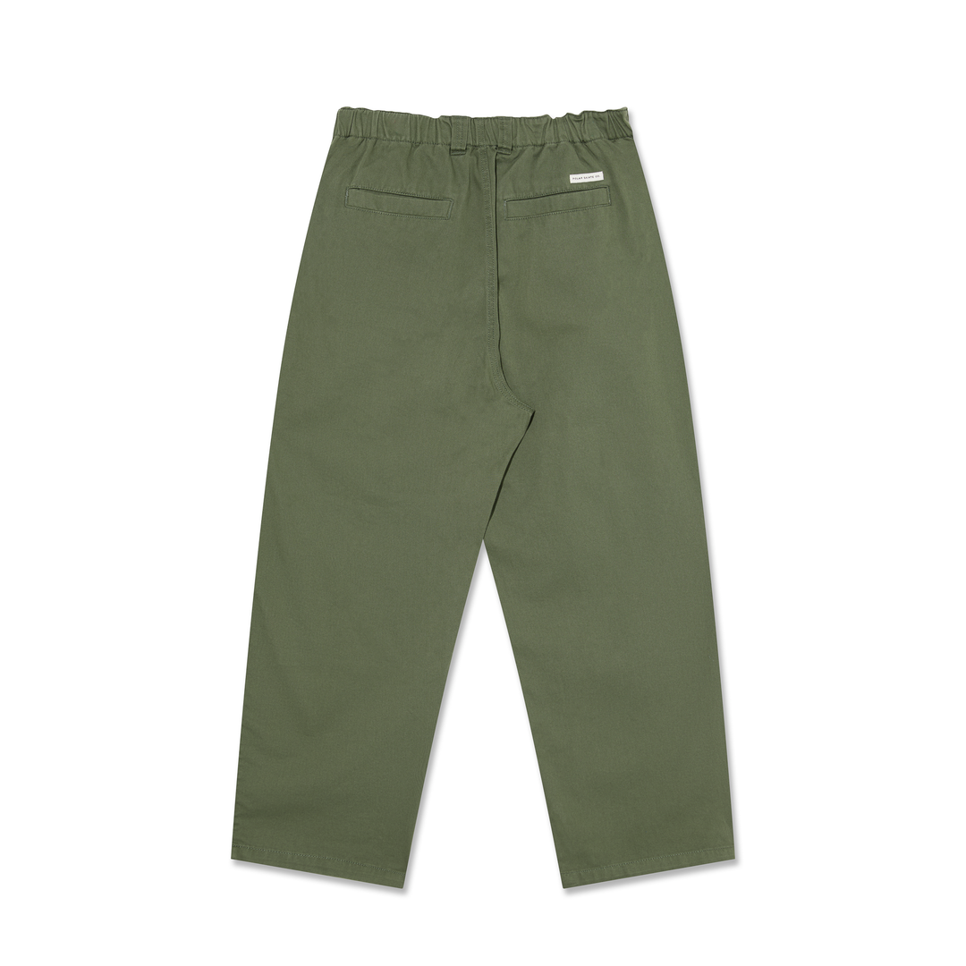 Railway Chinos - Grey Green