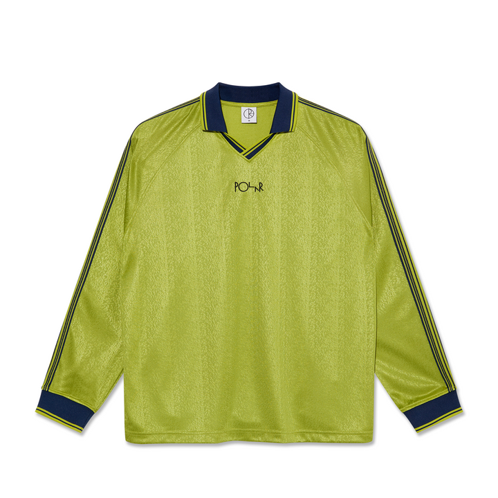 Davie LS Shirt - Peridot/Dark Blue