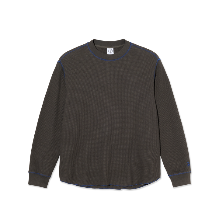 Dylan LS Tee - Dirty Black/Blue