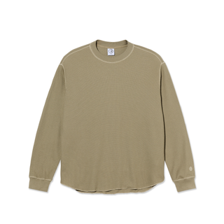 Dylan LS Tee - Khaki Green/Taupe