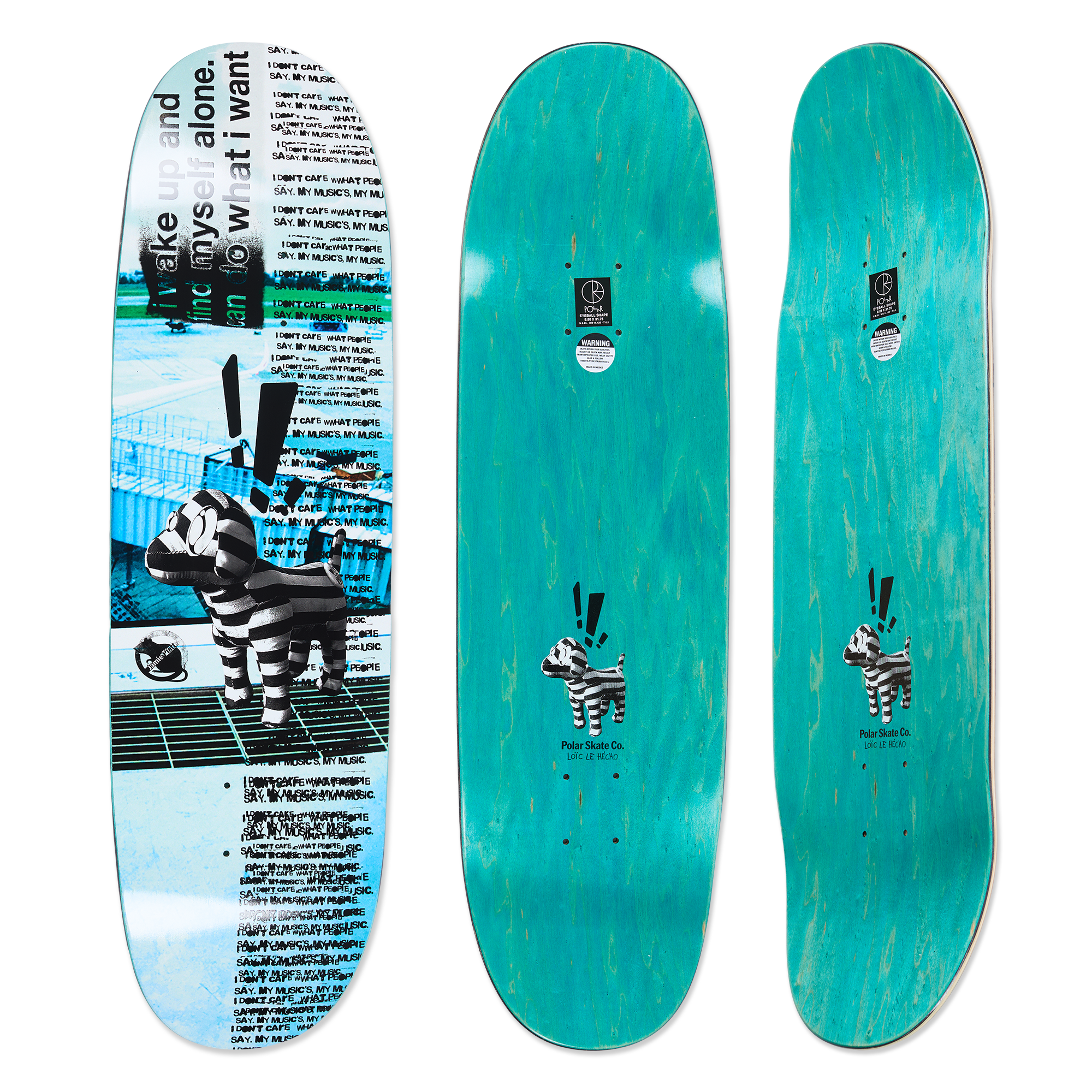Jamie Platt スケートボード コンプリート Deck | Jamie Platt - My Music – Polar Skate Co.