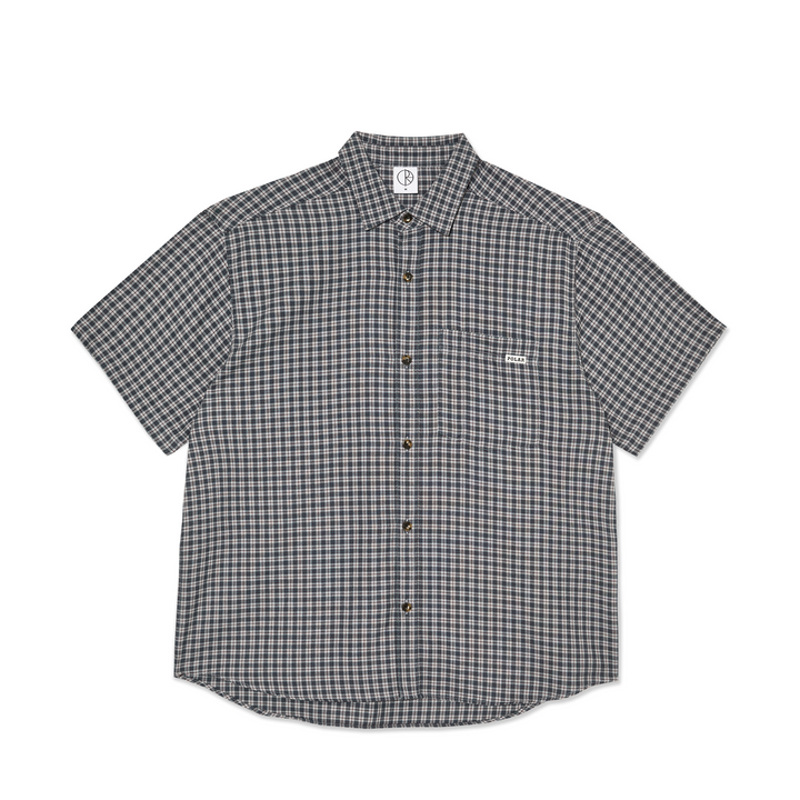 Mitchell Shirt - Petrol/Bordeaux