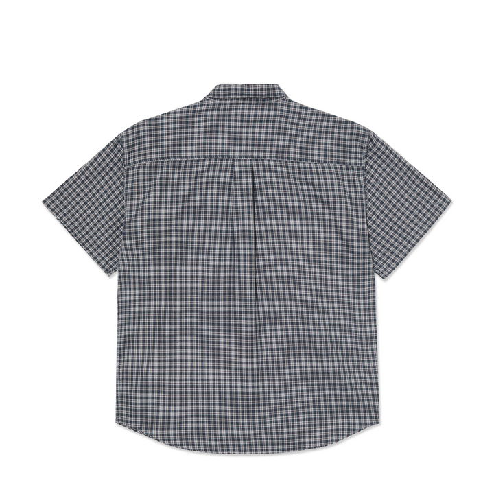 Mitchell Shirt - Petrol/Bordeaux
