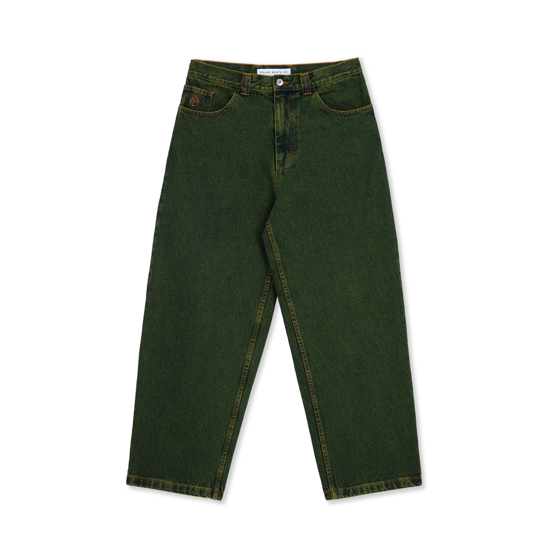 Big Boy Pants - Chartreuse / Blue