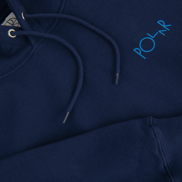 Dave Hoodie | Stroke Logo - Dark Blue