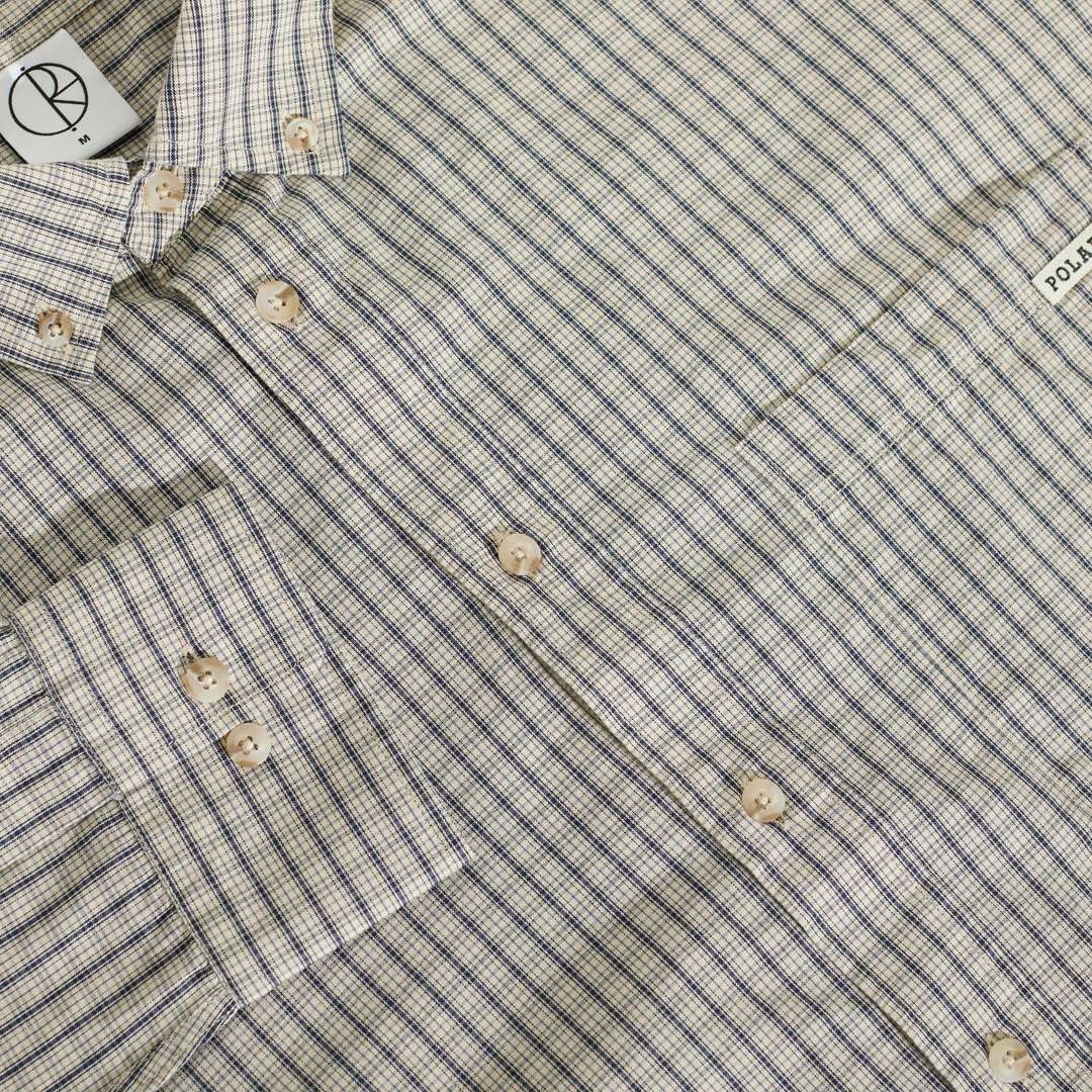 Ben LS Shirt - Ivory Check
