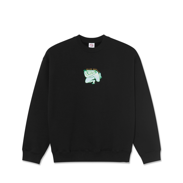 Dave Crewneck | Shy Bow - Black