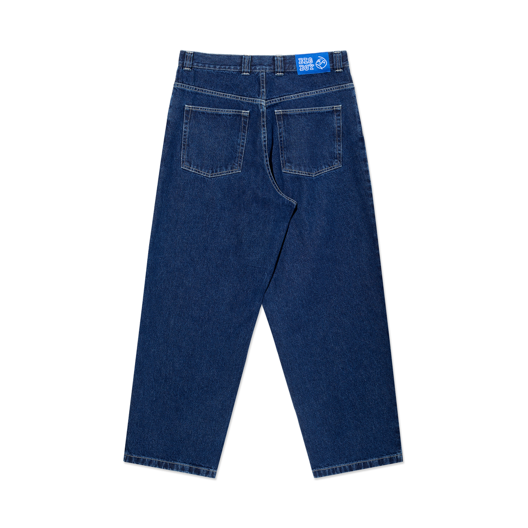 Big Boy Pants - Dark Blue w/ White Stitching